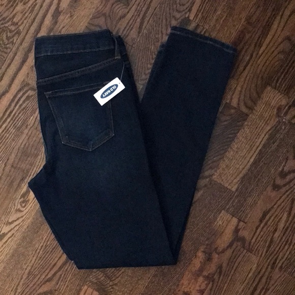 Old Navy Mid-Rise Power Slim Straight Jeans - Picture 1 of 12